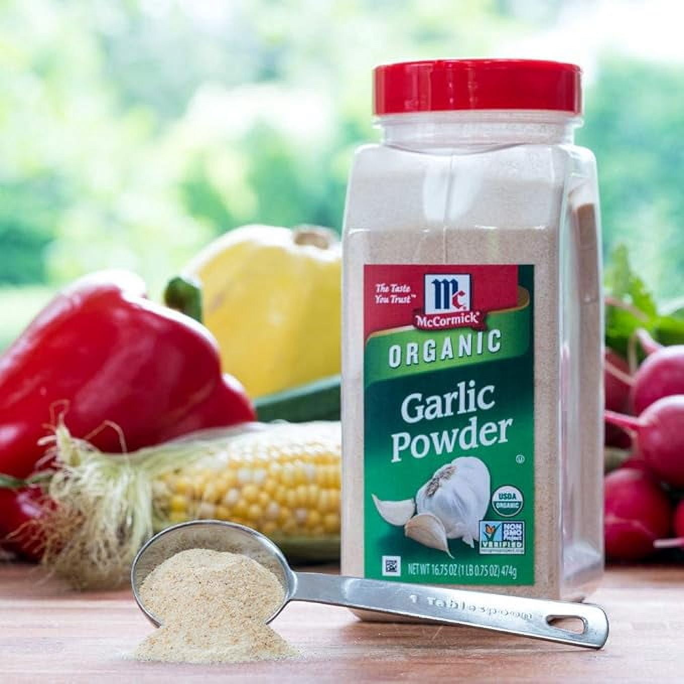 McCormick Organic Garlic Powder, BCF26 16.75 oz