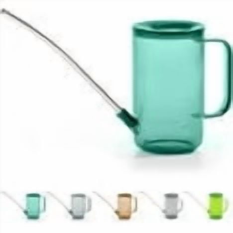 Small Watering Can for Indoor Plants with Long Spout for Flowers, Succulents 34oz(Green)