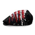 thumbnail image 2 of Chririnla Polyester Retro Flat Caps for Walking Summer Outings Driving, Lightweight Vintage Forward Cap, American Flag Pattern, 2 of 4