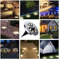 thumbnail image 2 of Luces solares para jardín al aire libre mejoradas, iluminación de paisaje impermeable y de bajo consumo, luces solares de instalación sencilla para caminos, patios, pasarelas (juego de 12), 2 of 8