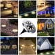 thumbnail image 2 of Luces solares para jardín al aire libre mejoradas, iluminación de paisaje impermeable y de bajo consumo, luces solares de instalación sencilla para caminos, patios, pasarelas (juego de 12), 2 of 8