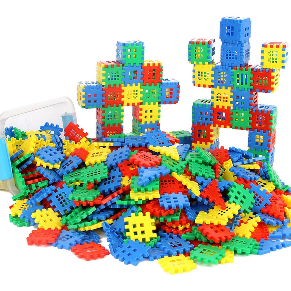 144pcs Colorful Plastic Building Blocks Children Puzzle Educational Toy Gift TO 