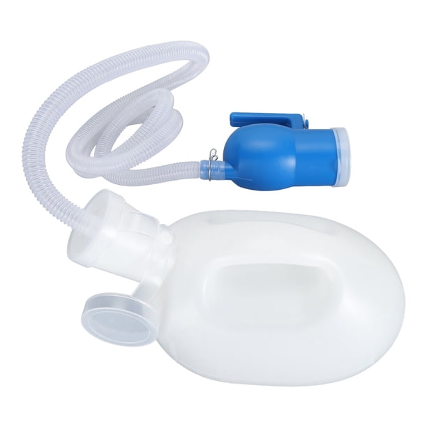 Colector de orinal para orinal hombres de 2000 ml, botella para orinar Portátil Espesa y reutilizable A PrueBa de Derrames Conpa, Adecuada para Hombres Postrados en Cama,