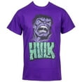 thumbnail image 1 of Incredible Hulk 810343-xlarge Attack Mens T-Shirt, Purple - Extra Large, 1 of 1