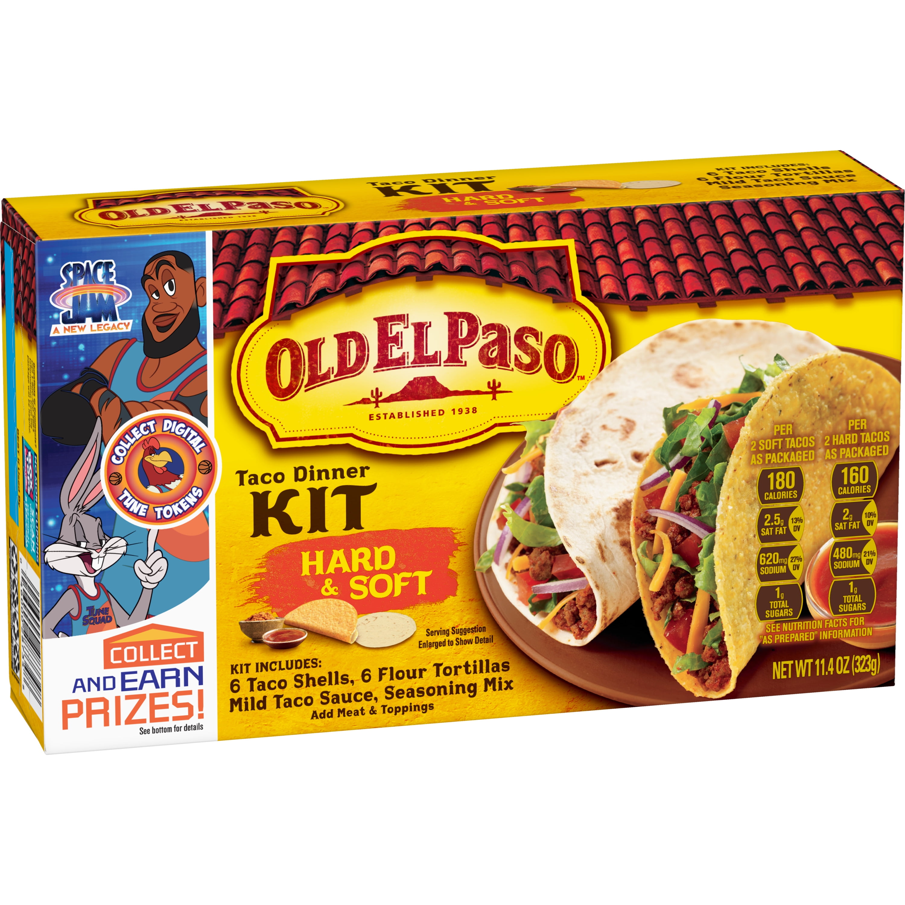 Old El Paso Taco Dinner Kit, Hard & Soft, 11.4 oz