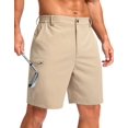 thumbnail image 1 of Pantalones cortos G Gradual para hombre, casuales, ligeros, de secado rápido, color caqui, 1 of 7