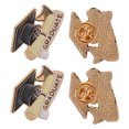 thumbnail image 2 of 4 alfileres de solapa para birrete de graduación, broches decorativos de metal para ropa, broches para birrete de graduación para graduados de la escuela y la universidad, 2 of 8
