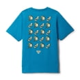thumbnail image 2 of Camiseta Columbia Youth Boys PFG de manga corta azul Echo, 2 of 2