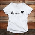 thumbnail image 2 of Thread Tank Grandma Heart Women's Fashion Relaxed Slouchy Dolman T-Shirt Tee Heather White X-Large, 2 of 5