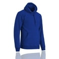 thumbnail image 5 of Men's Winter Fleece Hoodie Sweatshirt Warm Long Sleeve Pullover Hooded Blue-M, 5 of 6