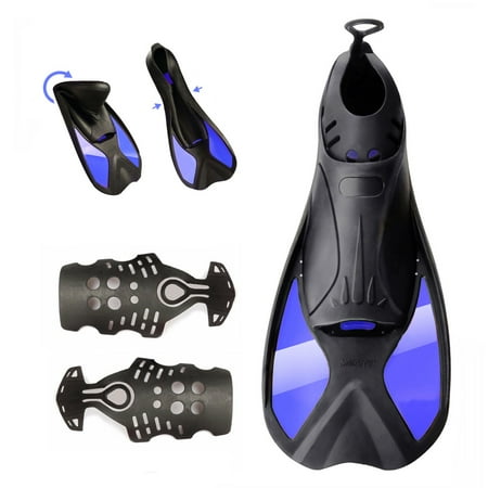 - For Youth Adults Teens Swimming Training snorkeling Fins Flipper Dive Lightweight Outdoor Diving Dual-composite Fin Short Blade With Fast Drying Mesh Gear Bag Watersports