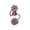 Z1-Dark Purple, variant on Linnome Vintage Flower Shaped Curtain Tiebacks Resin Magnetic Drapery Holdbacks with Strong Magnets and Rope No Drill Decorative Window Curtain Holders 6.69x3.15in