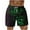 Green^1, variant on Jjayotai George Shorts Men Above the Knee, Men Casual Fashion Print Shorts with Pockets, Elastic Waist Beach Pants, Mens Shorts