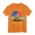 thumbnail image 5 of mgoYE Girls Boy's American 250th Anniversary Printed Casual Sweatshirt 250 Years 1776–2026 Patriotic Shirt America 250th Anniversary Shirt(Orange,7-8 Years), 5 of 5