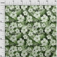 thumbnail image 3 of oneOone Viscose Jersey Green Fabric Tropical Floral Craft Projects Decor Fabric Printed By The Yard 60 Inch Wide, 3 of 4