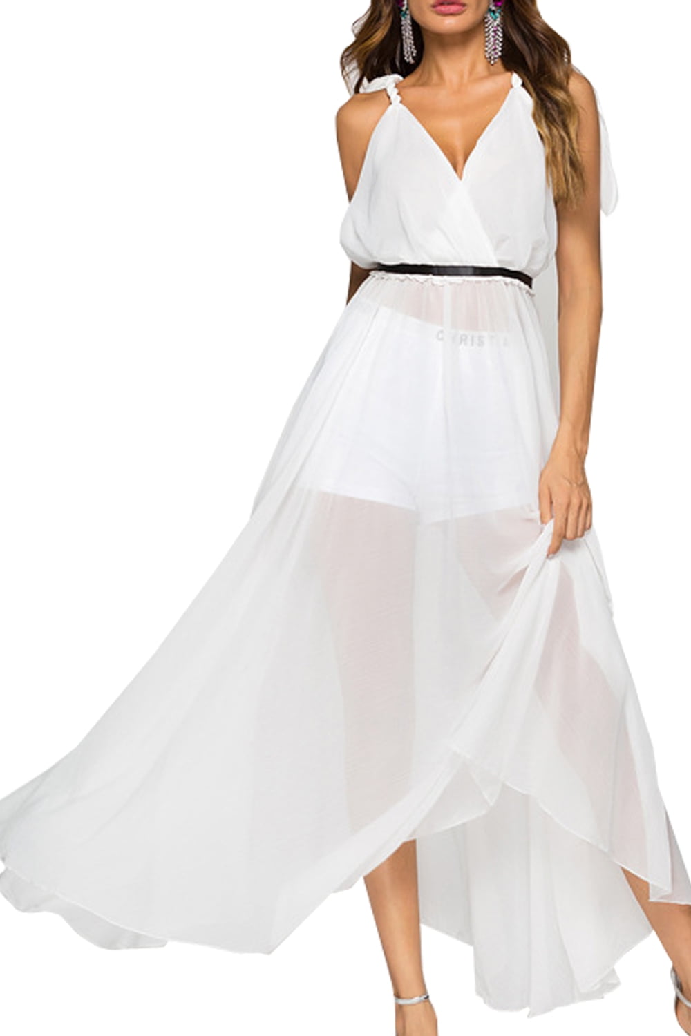 criss cross wrap dress