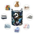 thumbnail image 6 of Goofa Football Printed Circular Hamper,Laundry Basket with Handles,Storage Baskets Foldable,Large Capacity Laundry Hamper-Medium, 6 of 8