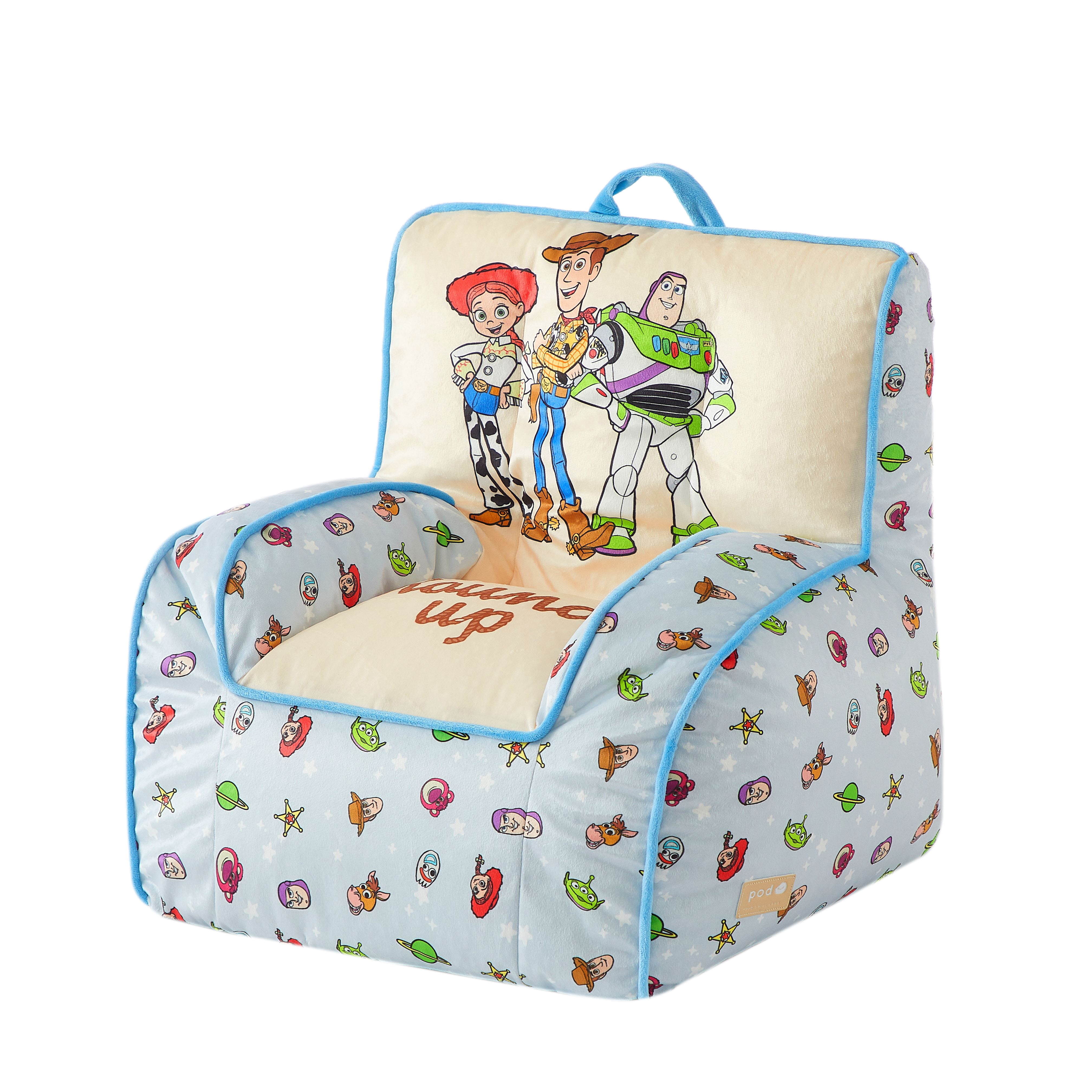 Toy Story 18" Toddler Square Beanbag Chair, Blue