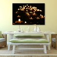 thumbnail image 3 of IDEA4WALL Canvas Wall Art Christmas Candles for Celebration Painting Artwork for Home Prints Framed - 32x48 inches, 3 of 4