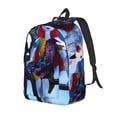 thumbnail image 1 of Goofa The Nightmare Before Christmas Pattern Durable Canvas Daypack - High-Quality Vintage Backpack, Compact & Versatile for Travel and Everyday Use-Small, 1 of 5