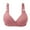 Pink, variant on Gyexs Womens French Lingerie Open Back Bralette Summer Lightweight Comfortable No Underwire Bud Bra, Navy, Size 44