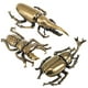 thumbnail image 5 of Juego de 3 estatuas de metal en miniatura para escritorio: escarabajos. Figuras decorativas para oficina y hogar., 5 of 7