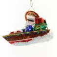 thumbnail image 2 of Christopher Radko Nautical Nick! Glass Santa Boat 1018794, 2 of 2