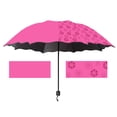 thumbnail image 3 of Sun Protection Umbrella UPF 50+ UV Block 99% Windproof Folding Sunshade for Outdoor Beach Travel Golf Walking Rain or Shine Cool Comfort Aluminum Shaft Fiberglass Ribs, 3 of 5