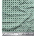 thumbnail image 1 of Soimoi Modal Satin Fabric Snail Small Printed Craft Fabric by The Yard 42 Inch Wide, 1 of 4