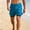 Sky Blue, variant on Men's 2-in-1 Athletic Shorts, Quick Dry Workout Shorts with Built-in Compression Liner, Elastic Waist Drawstring with Side Slit Swim Trunks Army Green S