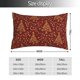 thumbnail image 2 of Fotbe Christmas Tree On A Red Background Funda de Almohada Decorativa Estilo Occidental, Lujo en Algodón, Fundas para Almohadas King, Cojín Estampado para Decoración del Hogar-14"x20", 2 of 6