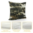 thumbnail image 4 of Nawypu  Throw Pillow Cover Golden Black Marble Abstract Painting Nature Marbling Texture Art Print Decor Lumbar Pillow Case Cushion for Sofa Couch Bed Standard Queen Size, 4 of 5