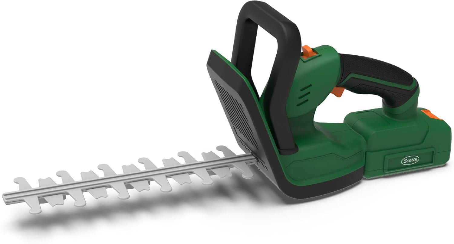 Scott's Role Play Kids Hedge Trimmer - Battery Operated Hedge Trimmer for Kids - Fun Pretend Play Tool for Outdoor Experience - Safe and Realistic Design for Little Landscapers. Ages 3+