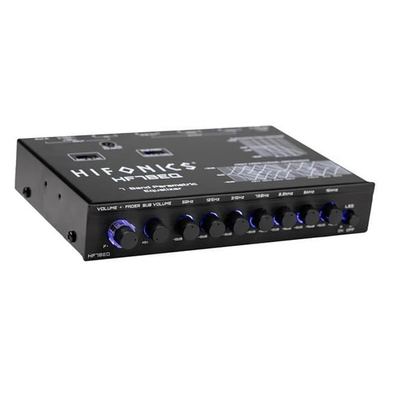 7 Band Equalizer with Crossover, Black
