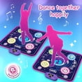 thumbnail image 3 of Diseño de Alfombra de Baile Electrónica Inalámbrica con Bluetooth, Juguete Musical para Niños, Manta de Plástico para Pista de Baile, para Cumpleaños., 3 of 5