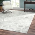 thumbnail image 2 of Pasargad Home 10 x 14 ft. Galaxy Geometric Cowhide Area Rug, Silver - Rectangle, 2 of 3