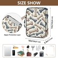 thumbnail image 3 of Haosy Accordion File Organizer Zipper Binder 500 Sheet 6-Tab Expanding File Folder Multi-Pocket 1.2 Inch 3 Ring Dog Bone, 3 of 7