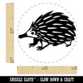 thumbnail image 2 of Spikey Echidna Weird Animal Self-Inking Rubber Stamp Ink Stamper - Purple Ink - Mini 1/2 Inch, 2 of 7