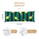 thumbnail image 3 of Balery Lemon Funda Protectora para Almohada Corporal de Algodón Hipoalergénico con Cierre(55 x 21 pulgadas), Almohadas No Incluidas, 3 of 7
