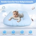 thumbnail image 4 of 100% cotton baby lounger, newborn baby pillow, baby lounger for 0-24 months, 4 of 9