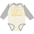 thumbnail image 3 of Inktastic New Year's Eve Squad with Stars in Gold Boys or Girls Long Sleeve Baby Bodysuit, 3 of 5