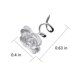 thumbnail image 3 of Clavos para tapicería | 100 clavos de cabeza transparente para sujetar fundas de sofá, faldones de cama y manteles | Sujetadores de tela para muebles | Decoración del hogar y soportes para fundas, 3 of 5