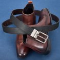 thumbnail image 5 of Fianmy Men's Reversible Belt 1 Piece, 1 3/8" Leather Dress Casual Belt for Men, Trim to Fit for Elegant Style, 5 of 7