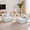 Beige + Chenille + 2 Seat + Foam, variant on Chenille sectional sofa with 2 pillows,Symmetrical Modular Sofa Sectional for bedroom, living room, office for leisure or nap, reading room, and lobby