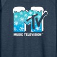 thumbnail image 3 of MTV - Snowflakes  - Women's Lightweight French Terry Long Sleeve Shirt, 3 of 5