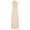 Nude, variant on Little Mistress Womens Lace Yoke Maxi Dress