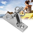 thumbnail image 4 of Bimini Top Fittings, 90 Degree Deck Hinge Flat Mount Quick Installation  For Canoe For 1/4in Pins For Boat, 4 of 8