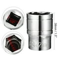 thumbnail image 3 of Unique Bargains Cr-V ,1/2-inch Drive 21mm 6-Point Shallow Socket, 3 of 5