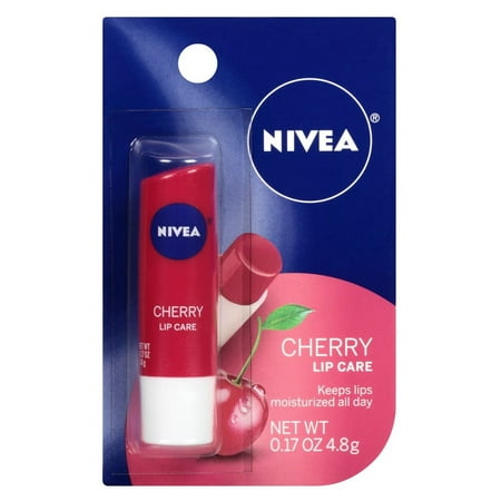 Nivea Lip Care Cherry 0.17 Ounce (Pack of 6)