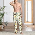 thumbnail image 2 of Fotbe Funny Avocado In Mexican Clothes Pantalones de Pijama para Hombre, Pantalones de Dormir, Pantalones de Casa con Cintura Ajustable y Bolsillos-Large, 2 of 6